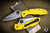 Spyderco Salt 2 Lock Back Knife Yellow FRN 3" Satin C88PYL2 