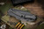 Bastinelli Knives "Trigger" Titanium Framelock Folding Knife 3.75" Dark Stonewash