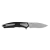Kershaw Tremolo Assisted Flipper Knife Black/Silver GFN 3.1" 4Cr14 Clip Point Stonewash 1390