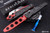 Benchmade SOCP Folding Tactical Trainer Black CF-Elite 4.5" Red 391T