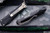 Heretic Knives Manticore S Black OTF 2.6" Stonewash Recurve