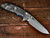 Rick Hinderer Knives XM-18 3.5? Spearpoint-Stonewash-Blue/Black G10 RHK-93