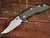 Rick Hinderer Knives XM-18 3.5? Bowie-Battle Bronze-Black/OD Green G10 RHK-111