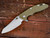 Rick Hinderer Knives XM-18 3.5? Skinny Sheepsfoot-Stonewash-OD Green G10 RHK-147