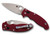 Spyderco Manix™ 2 Red G-10 CPM® 20CV Exclusive C101GRD2