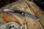 Chris Reeve Knives Mnandi Bog Oak Inlay 2.75" Ladder Damascus (Preowned)