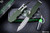 Heretic Knives Hydra Green OTF Automatic Knife 3.6" S/E Stonewash
