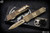 Microtech Troodon Antique Bronze Signature Series OTF Automatic Knife 3" Bronze Apocalyptic Dagger 138-13APABS