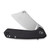 CIVIVI Ortis Flipper Knife Black Fiber-glass Reinforced Nylon Handle (3.25" Satin 9Cr18MoV) C2013B