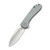CIVIVI Elementum Flipper Knife Gray G10 Handle (2.96'' Satin D2)  C907B