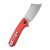 CIVIVI Mini Mastodon Red G10 Handle (2.97" Stonewashed 9Cr18MoV) C2011B