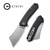 CIVIVI Mini Mastodon Black G10 Flipper Knife 2.97" Stonewashed Cleaver C2011C
