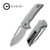 CIVIVI Odium Flipper Knife Gray G10 Handle (2.65" Stonewashed D2) C2010A