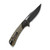 CIVIVI Dogma Flipper Knife Black Polished Brass Handle (3.46'' Black Stonewashed D2) C2005E