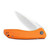 CIVIVI Baklash Flipper Knife Orange G10 Handle (3.5'' Satin 9Cr18MoV) C801G