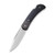 CIVIVI Rustic Gent Lockback Knife Black G10 Handle With Carbon Fiber Bolster (2.97" Satin D2) C914A