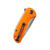 CIVIVI Durus Flipper Knife Orange G10 Handle (3'' Satin D2) C906C