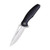 civivi Wyvern Liner Lock Knife Black Fiber-glass Reinforced Nylon Handle (3.45'' Satin D2) C902B