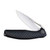 civivi Wyvern Liner Lock Knife Black Fiber-glass Reinforced Nylon Handle (3.45'' Satin D2) C902B