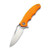 CIVIVI Little Fiend Flipper Knife Orange G10 Handle (3.01” Satin D2) C910B