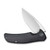 CIVIVI Incite Flipper Knife Black Ebony Wood Handle (3.7'' Satin D2) C908E