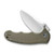 CIVIVI Hooligan Thumb Studs Knife Dark Earth Micarta Handle (2.98'' Satin D2) C913A