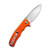 CIVIVI Praxis Flipper Orange G10 Handle (3.75'' Satin 9Cr18MoV) C803D