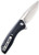 CIVIVI Baklash Flipper Knife Black G10 Handle (3.5'' Satin 9Cr18MoV) C801C