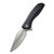 CIVIVI Baklash Flipper Knife Black Ebony Wood Handle (3.5'' Satin 9Cr18MoV) C801E