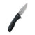 CIVIVI Baklash Flipper Knife Black G10 Handle (3.5'' Damascus) C801DS