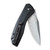 CIVIVI Baklash Flipper Knife Black G10 Handle (3.5'' Damascus) C801DS