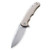 CIVIVI Praxis Flipper Knife Tan G10 Handle (3.75'' Satin 9Cr18MoV) C803B
