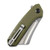 CIVIVI  Mini Bullmastiff Flipper Knife OD Green G10 Handle (2.97'' Stonewashed 9Cr18MoV) C2004A