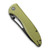 CIVIVI Picaro Thumb Studs Knife OD Green Coarse G10 Handle (3.94" Black stonewashed D2) C916A