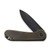 CIVIVI Blade HQ Exclusives SKU - Elementum Flipper Knife Black Stonewashed Brass Handle (2.96'' Black Stonewashed D2) C907H