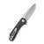 CIVIVI Blade HQ Exclusives SKU - Elementum Flipper Knife Marble Carbon Fiber Handle (2.96'' Stonewashed D2) C907I