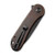 CIVIVI Blade HQ Exclusives SKU - Elementum Flipper Knife Black Stonewashed Copper Handle (2.96'' Black Stonewashed D2) C907L