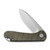 CIVIVI Blade HQ Exclusives SKU - Elementum Flipper Knife Green Micarta Handle (2.96'' Stonewashed CPM S35VN) C907P