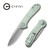 CIVIVI Blade HQ Exclusives SKU - Elementum Flipper Knife Natural G10 Handle (2.96'' Stonewashed CPM S35VN) C907N