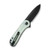 CIVIVI Blade HQ Exclusives SKU - Elementum Flipper Knife Natural G10 Handle (2.96'' Black Stonewashed CPM S35VN) C907O