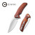 CIVIVI Incite Flipper Knife Cuibourtia Wood Handle (3.7'' Satin D2) C908D