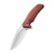 CIVIVI Incite Flipper Knife Cuibourtia Wood Handle (3.7'' Satin D2) C908D