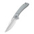 CIVIVI Dogma Flipper Knife Gray G10 Handle (3.46'' Satin D2) C2005B