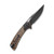 CIVIVI Dogma Flipper Knife Black Polished Copper Handle (3.46'' Black Stonewashed D2) C2005F