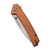 CIVIVI Keen Nadder Flipper Knife Brown Micarta Handle (3.48” Gray Stonewashed Bohler N690) C2021B