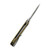 CIVIVI Keen Nadder Flipper Knife Olive Micarta 3.5” Stonewash Tanto C2021C