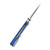 CIVIVI Badlands Vagabond Flipper Knife Fiber-glass Reinforced Nylon Handle (3.25" Satin 9Cr18MoV) C2019C