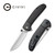 CIVIVI Badlands Vagabond Flipper Knife Black FRN 3.3" Satin Drop Point C2019D