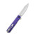 CIVIVI Chronic Flipper Knife Purple G10 Handle (3.22" Satin 9Cr18MoV) C917D