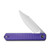 CIVIVI Brazen Flipper Knife Purple G10 Handle (3.46" Gray Stonewashed D2 ) C2023A